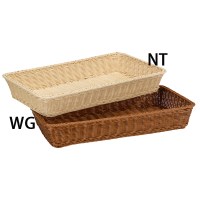 Bread Basket GN 1/1 Polyrattan 6.5cm Natural